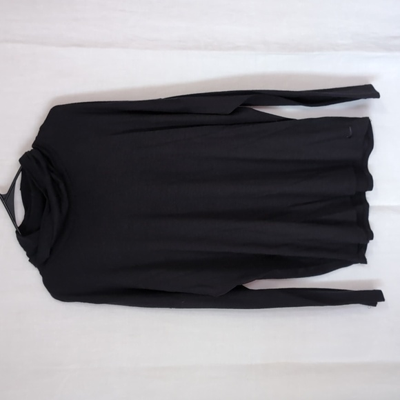Nike Dri-Fit Black Wool Blend Knit Turtleneck Layering Size Extra Large - Picture 1 of 5